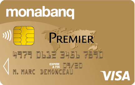 Comment bénéficier d'une carte de crédit Visa Premier chez Monabanq ?